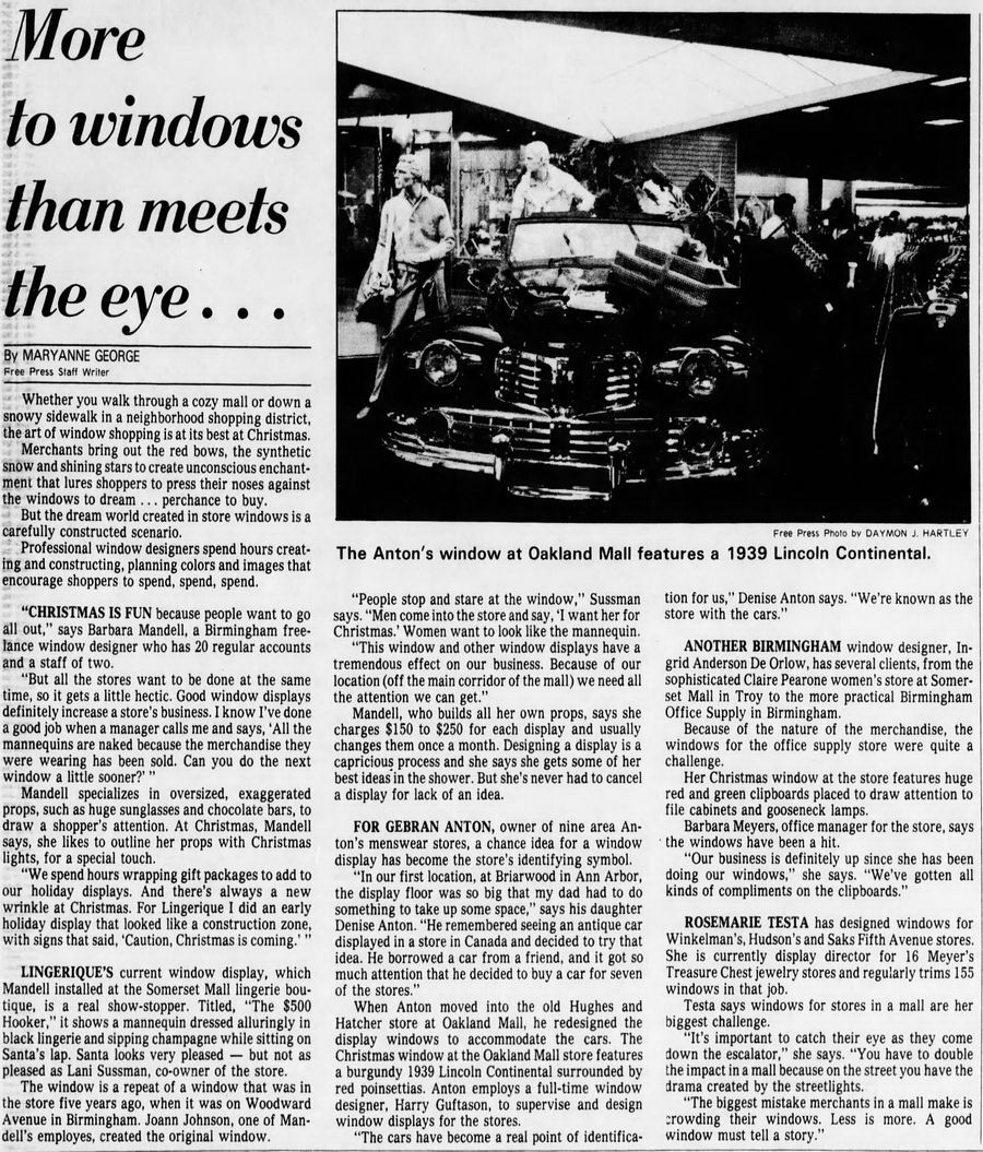 Antons - Article On Displays Dec 1983